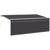  Skrovita tenda Antracit 400 x 200 cm Poliester i aluminij | shoptok.hr