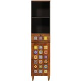  Kupaonski ormar s ladicama s policom Orah 38 x 33 5 x 160 cm | shoptok.hr