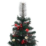  Umjetno osvijetljeno božićno drvce za stazu 2 kom 76 cm PVC | Shoptok.si
