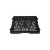 Canyon NS02, cooling stand single fan with 2x2.0 usb hub, support up to 10”-15.6” laptop, abs plastic and iron, fans dimension:125*125*15mm(1pc), dc 5V, fan speed: 800-1000RPM, size:340*265*30mm, 406g