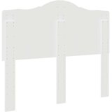 vidaXL Vzglavje z vzglavjem Bela 135 cm Konstruiran les | Shoptok.si