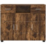 Drveni ormar s ladicama Dimljeni hrast 88,5 x 30,5 x 73 cm | shoptok.hr