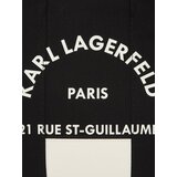 Karl Lagerfeld Nakupovalna torba 'Rue ST-Guillaume' kremna / črna | Shoptok.si