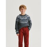 Reserved - Chino hlače s remenom - crvena | shoptok.hr