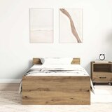  Okvir kreveta bez madraca Artisan hrast 75x190 cm Inženirsko drvo | shoptok.hr