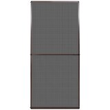  Zaslon za insekte s čepom Smeđa i crna 100 x 215 cm | shoptok.hr