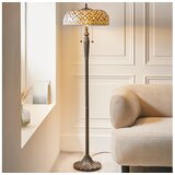 Endon 111921 - Podna lampa Tiffany MILLE FEUX, 2xE27/10W/230V, prečnik 45 cm | Eponuda.com
