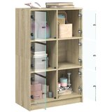  Visoka komoda s vratima 68x37x109 cm konstruirano drvo | shoptok.hr