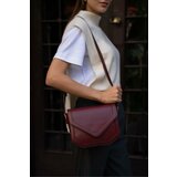 Madamra Claret Red Women's Geometric Cover Bag cene
