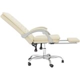  Uredski naslonjač od umjetne kože krem | Eponuda.com