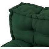 vidaXL Blazina za palete Temno zelena Poliester Standard Zložljiva | Shoptok.si