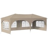  Zložljivi šotor za zabave 575 x 288 x 245 cm Krem, (5000248589) | Shoptok.si