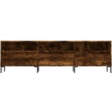 vidaXL TV ormarić boja dimljenog hrasta 150x30x44 5 konstruirano drvo | shoptok.hr