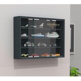 MID.YOU VISEČA VITRINA, antracit | Shoptok.si