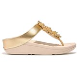 Fitflop Japonke NATIKAČI FINO BEAD-CLUSTER Pozlačena Cene