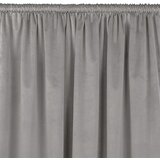  Curtain VILA color gray style classic 5 cm pole pocket velvet 265x245 HOMEDE | shoptok.hr