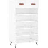 Maison Chic Omarica za obutev - Kopa za čevlje bela 60x35x105 cm inženirski les, (21777980) | Shoptok.si