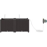  Vrtna saksija 2 pcs Smeđa 80 x 40 x 37,5 cm Plastika | Eponuda.ba