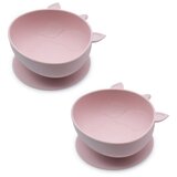 Melii Silicone Suction Bowl silikonska zdjelica s vakuumskim držačem Unicorn 2x300 ml | shoptok.hr