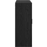  Ormar za montažu na zid 2 kom. Crni hrast 69,5 x 34 x 90 cm | shoptok.hr