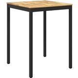 vidaXL Stol za bar u vrtu NAARDEN Bijela i crna 80 x 80 5 x 105 cm - Bijela i crna 80 x 80 5 x 105 cm | shoptok.hr