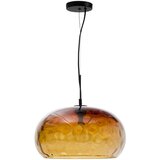 Kave Home Jantarna steklena viseča svetilka s steklenim senčilom ø 40 cm Balma – | Shoptok.si