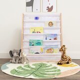 Kinder Home Dječja polica za knjige od drva 6 polica, Montessori 64x30x79 cm | shoptok.hr