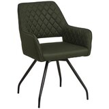 MID.YOU NASLANJAČ, les, kovina, tekstil zelena, črna | Shoptok.si