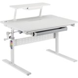 ErgoOffice Dječji stol s podesivom visinom ER-483, Bijeli | Eponuda.ba