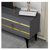Hanah home tv polica pelin anthracite gold