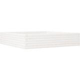 Maison Chic Vrtno cvetlično korito - Cvetlični Lonec belo 110x110x23 cm trdna borovina, (21789821) | Shoptok.si
