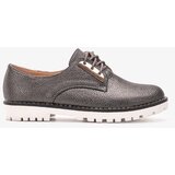 Gemre Black Shiny Children's Oxford Shoes Runa | ePonuda.com