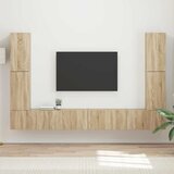  Set TV komoda 8 pcs Sonoma hrast Konstruirano drvo | shoptok.hr