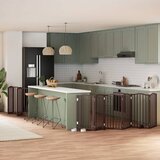 vidaXL Vrata za pse s vratašcima 15 panela sklopiva 750 cm drvo topole | shoptok.hr