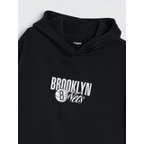Sinsay Dukserica s kapuljačom s printom Brooklyn Nets NBA | shoptok.hr