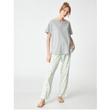 Koton Pajama Set - Gray - Plain | shoptok.hr