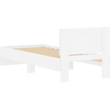  Okvir kreveta s uzglavljem bijeli 90x190 cm konstruirano drvo | shoptok.hr
