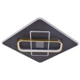  LED prigušiva plafonska svetiljka LED/90W/230V crna + daljinski upravljač | Eponuda.com