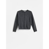 Reserved Vuneni kardigan - tamnosivo | shoptok.hr