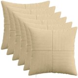  Presvlaka za jastuk 6 pcs ALMELO Siva zelena 50 x 50 cm Kord | shoptok.hr