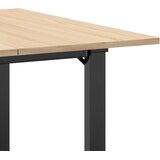  Blagovaonski stol O-oblika 80x80x75 cm od borovine i čelik | Eponuda.com
