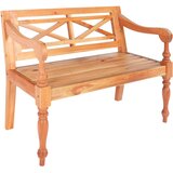 vidaXL Batavia klop 98 cm trden mahagonij svetlo rjava, (20777538) | Shoptok.si