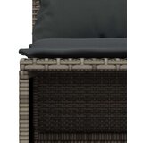  4-dijelni set vrtnih sofa od poliratana s jastucima sivi | shoptok.hr