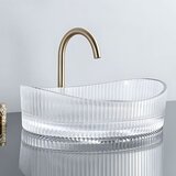 REA Bath Umivalnik na podstavku Harper Transparent | Shoptok.si