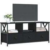 TV ormarić crni 102 x 33 x 45 cm konstruirano drvo i željezo | shoptok.hr