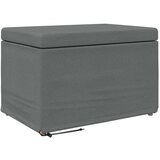  Stolica Tamno siva 61 x 41 x 40 cm Tkanina i konstruirano drvo - Tamno siva 60 cm tkanina | shoptok.hr
