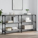 vidaXL Konzolni stol boja hrasta sonome 150x29x75 cm konstruirano drvo Cijene
