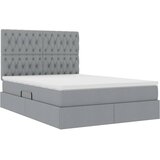  s madracem i skladištem Svijetlo siva 140 x 190 cm | shoptok.hr