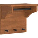 vidaXL Zidna vješalica za kapute SANDNES 43x30x42 cm Masivno drvo bor - Završna obrada od bagrema 1 Cijene