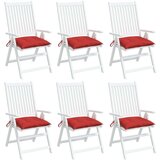  Jastuci za palete 6 kom crveni 50 x 50 x 7 cm od tkanine Oxford | shoptok.hr